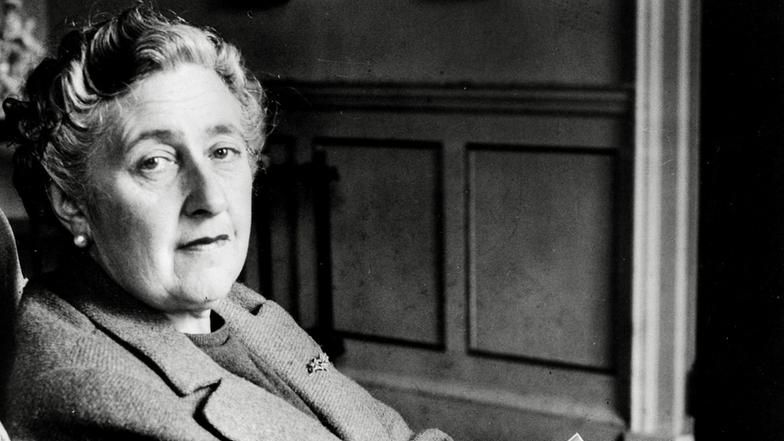 Die englische Krimiautorin Agatha Christie